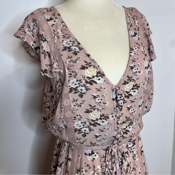 NWOT AMERICAN EAGLE Floral Maxi Dress. Size Small - Picture 7 of 15